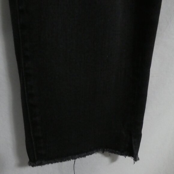 JOE FRESH + | size 18 | Classic Slim | Black Distressed Denim Jeans - Picture 8 of 16